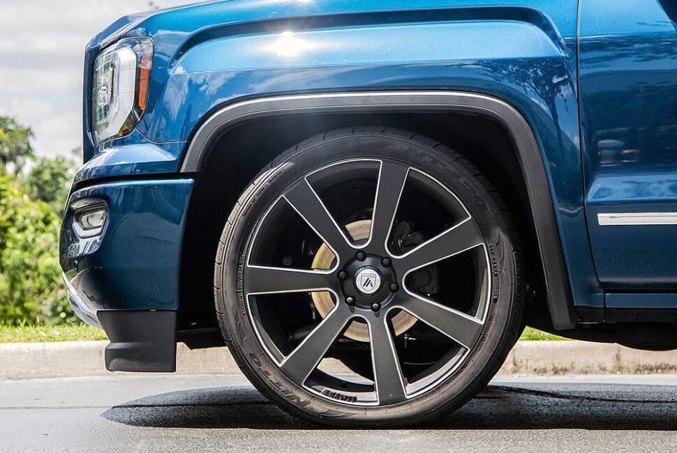 Колісний диск Asanti Wheels Apollo Satin Black Milled 24x9 ET+35 ABL15-24906235BM