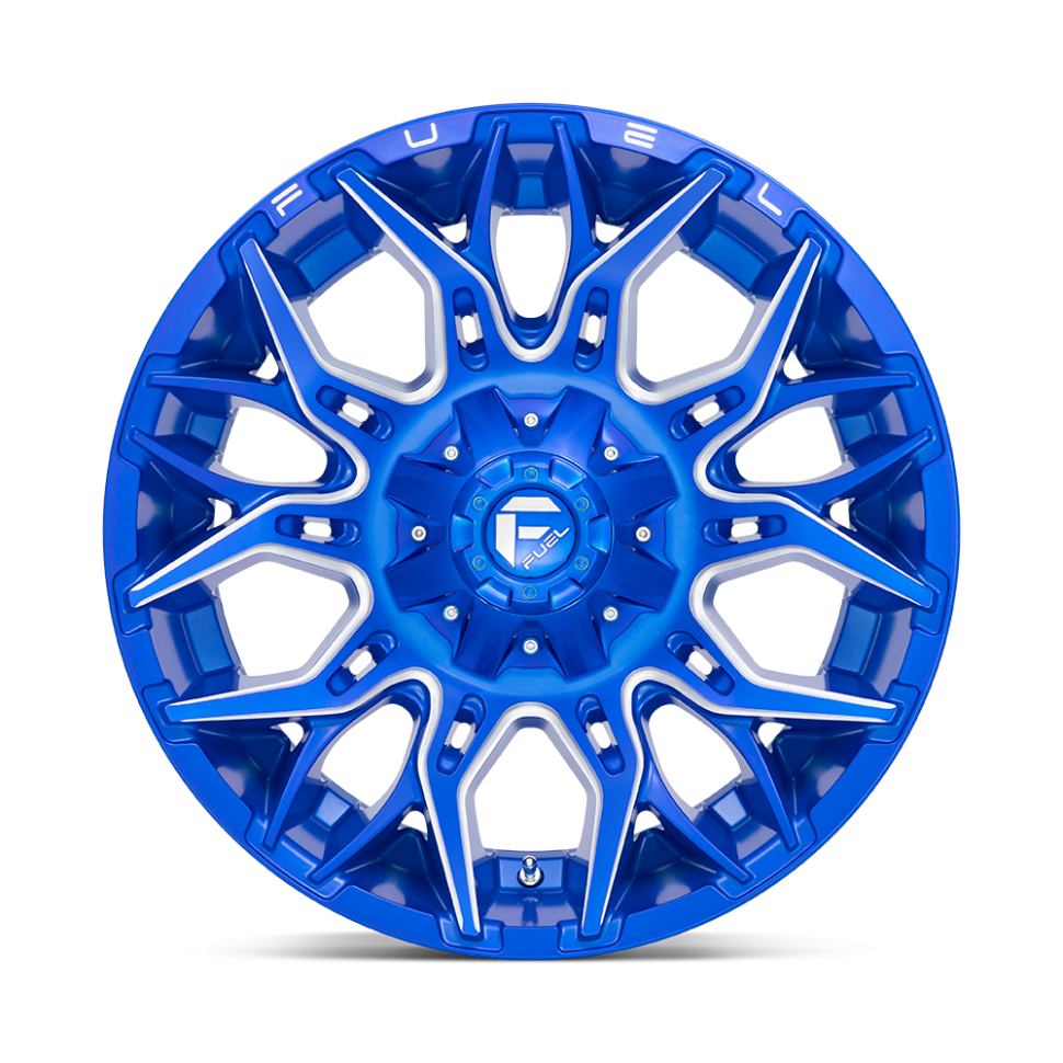 Колесный диск Fuel Off Road Twitch Anodized Blue Milled 20x9 ET+1 D77020901750