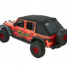 Bestop 5492517 Trektop Ultra Soft Top Jeep Wrangler JL 18-22 4 Door (Black Twill)