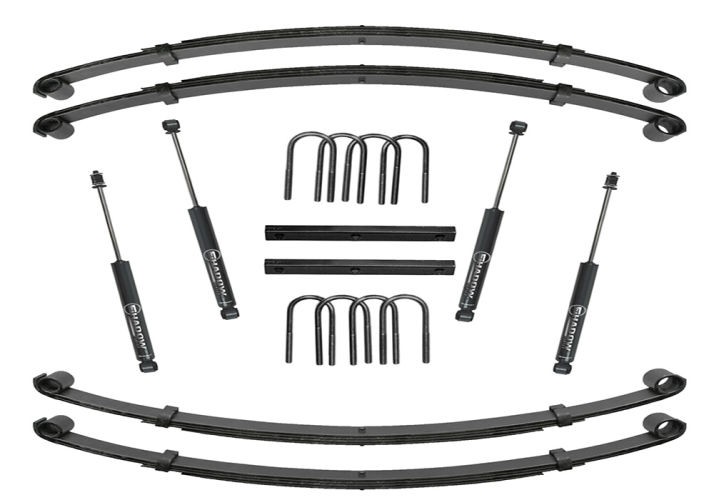 Лифт комплект подвески 1.5" Jeep Wrangler YJ 87-95 2 Door (Shadow Shocks) Superlift K722