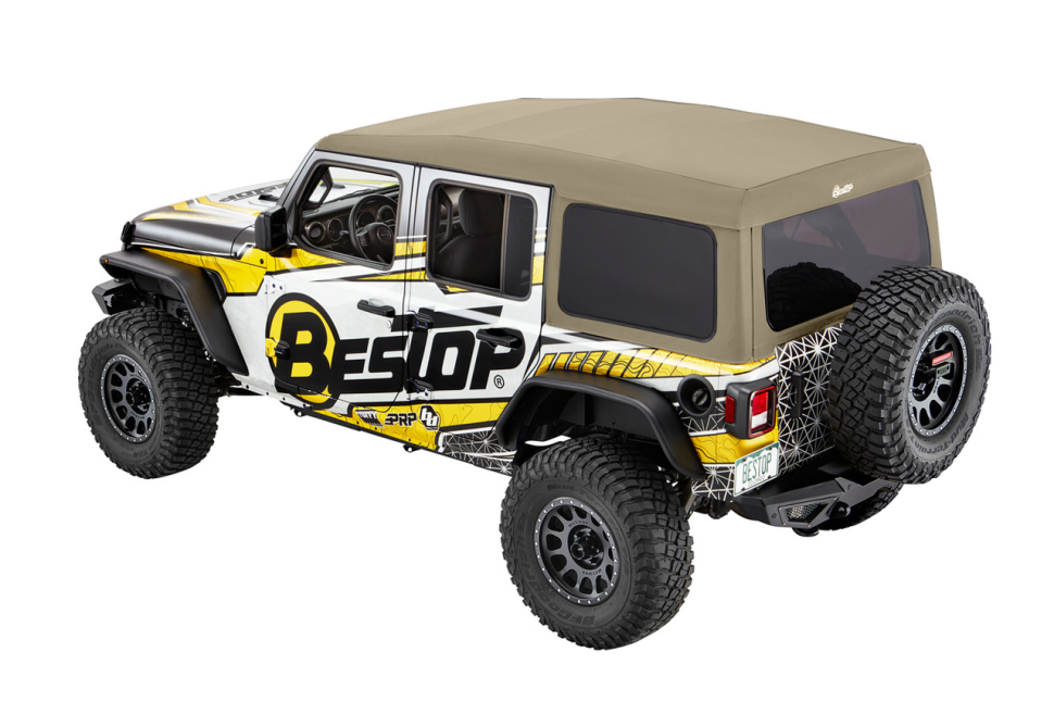 Мягкая крыша Supertop Ultra Soft Top Pebble Beige Jeep Wrangler JL 18-26 4 Door Bestop 5472574
