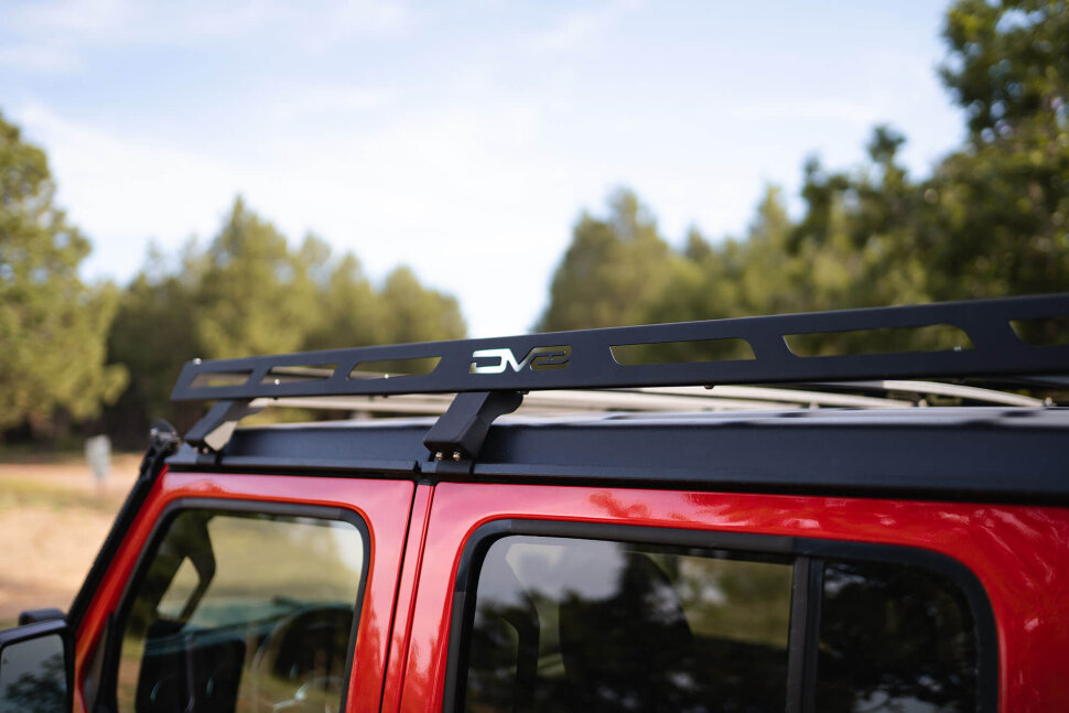 DV8 Offroad RRJL-02 Roof Rack Jeep Wrangler JK/JL/Gladiator JT 07-25 4 Door