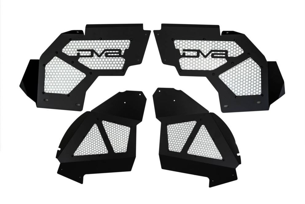 Передні підкрилки Jeep Wrangler JL/Gladiator JT 18-25 перед 2шт. DV8 Offroad INFEND-06FB