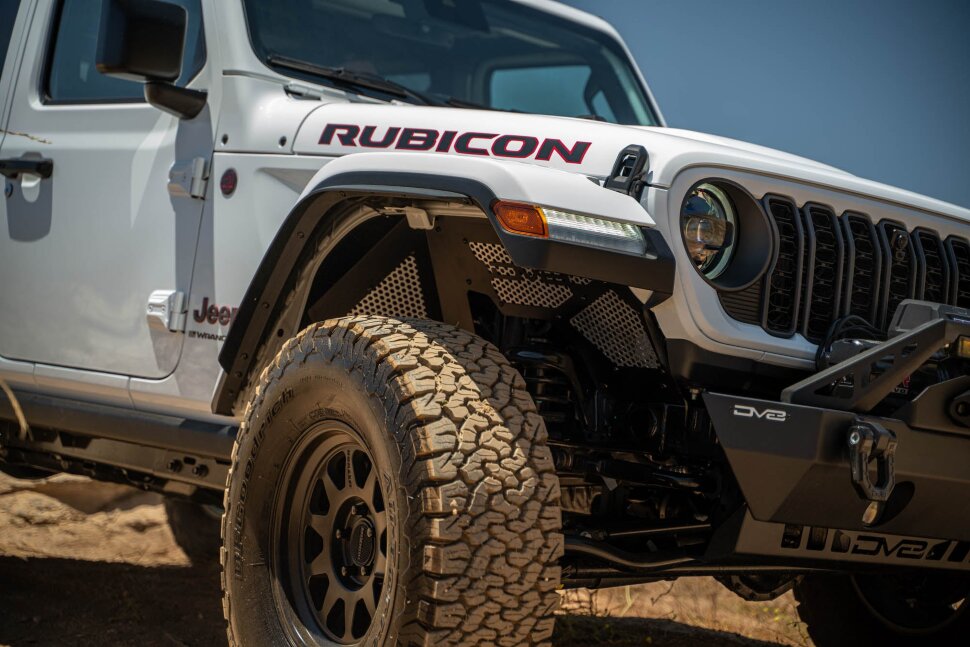 Передні підкрилки Jeep Wrangler JL/Gladiator JT 18-25 перед 2шт. DV8 Offroad INFEND-06FB