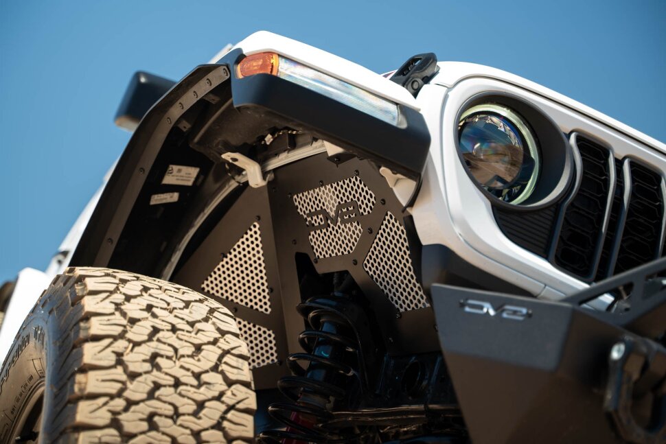 Передні підкрилки Jeep Wrangler JL/Gladiator JT 18-25 перед 2шт. DV8 Offroad INFEND-06FB