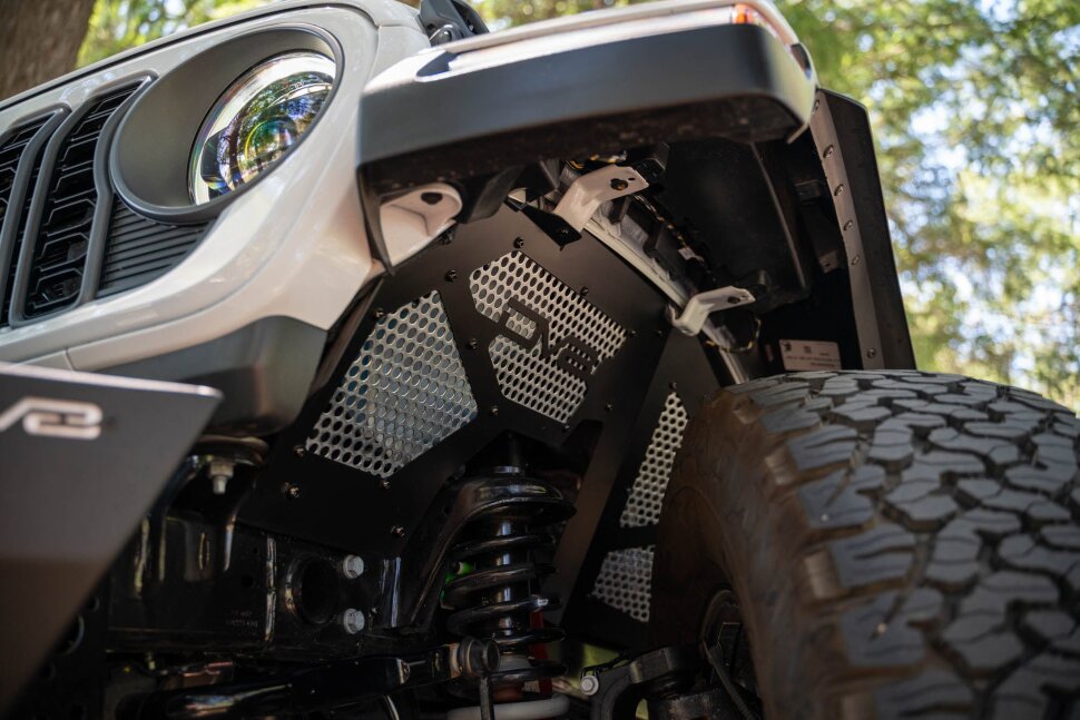 Передні підкрилки Jeep Wrangler JL/Gladiator JT 18-25 перед 2шт. DV8 Offroad INFEND-06FB