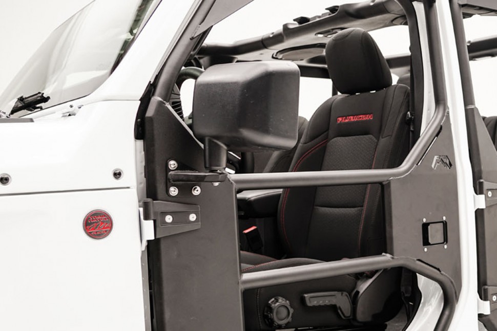 Кронштейн зеркала для трубных дверей Jeep Wrangler/Gladiator JT Fab Fours JK1032-1