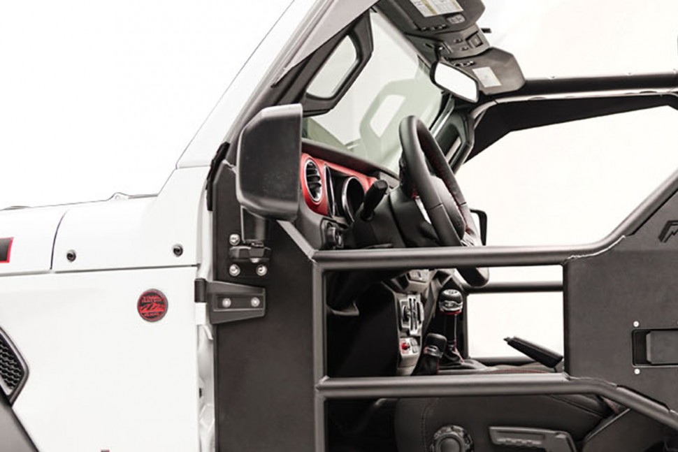 Кронштейн зеркала для трубных дверей Jeep Wrangler/Gladiator JT Fab Fours JK1032-1