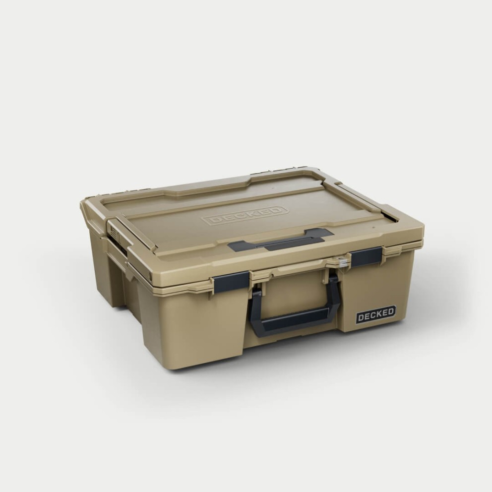 Decked A0020-HRAK-TAN Halfrack 32 Storage Cases Desert Tan