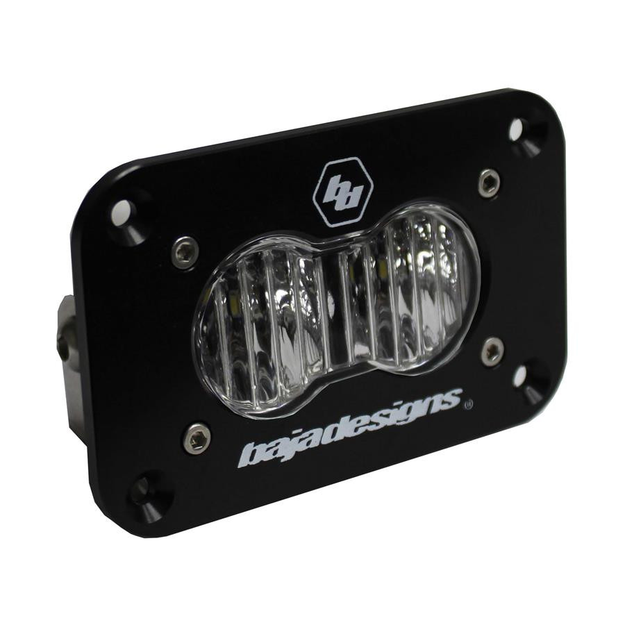Baja Designs 541005 S2 Sport 2.93"x1.68" Wide Led Off-Road Light Flush Mount