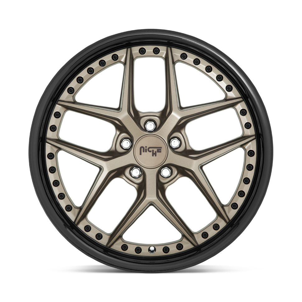 Niche Road Wheels M227200521+35 Vice Wheel Matte Bronze Black Bead Ring 20x10.5 +35