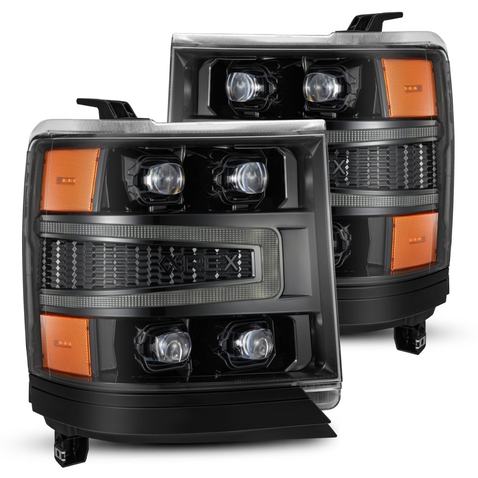 Комплект передних Led фар Chevrolet Silverado 1500 16-18 NOVA-Series AlphaRex 880236