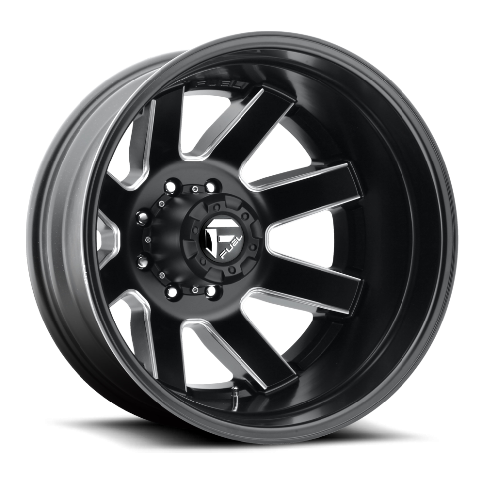 Fuel Off Road D53824829335 Maverick Dually Wheel Matte Black Milled 24x8.3 -221