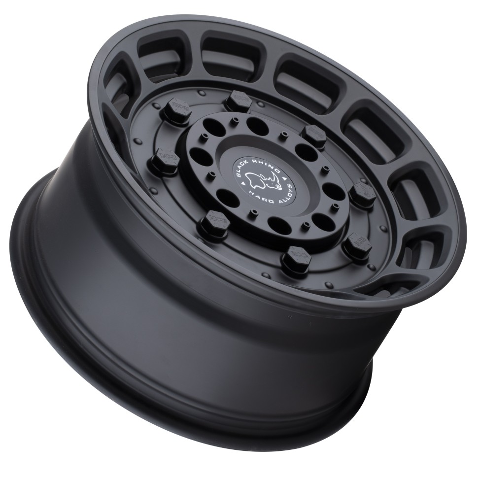 Black Rhino 1785WHG006135M87 Warthog Wheel Matte Black 17x8.5