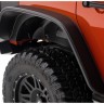 Розширювачі колісних арок Jeep Wrangler JK 07-18 4Door до-кт 4 шт Black Flat Style Bushwacker 10918-07
