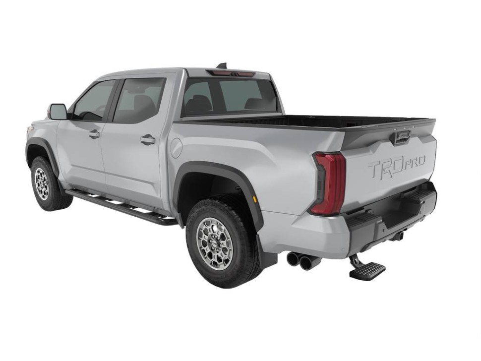 AMP Research 75322-01A BedStep Retractable Flip Down Bumper Step Dodge Ram 1500 19-24