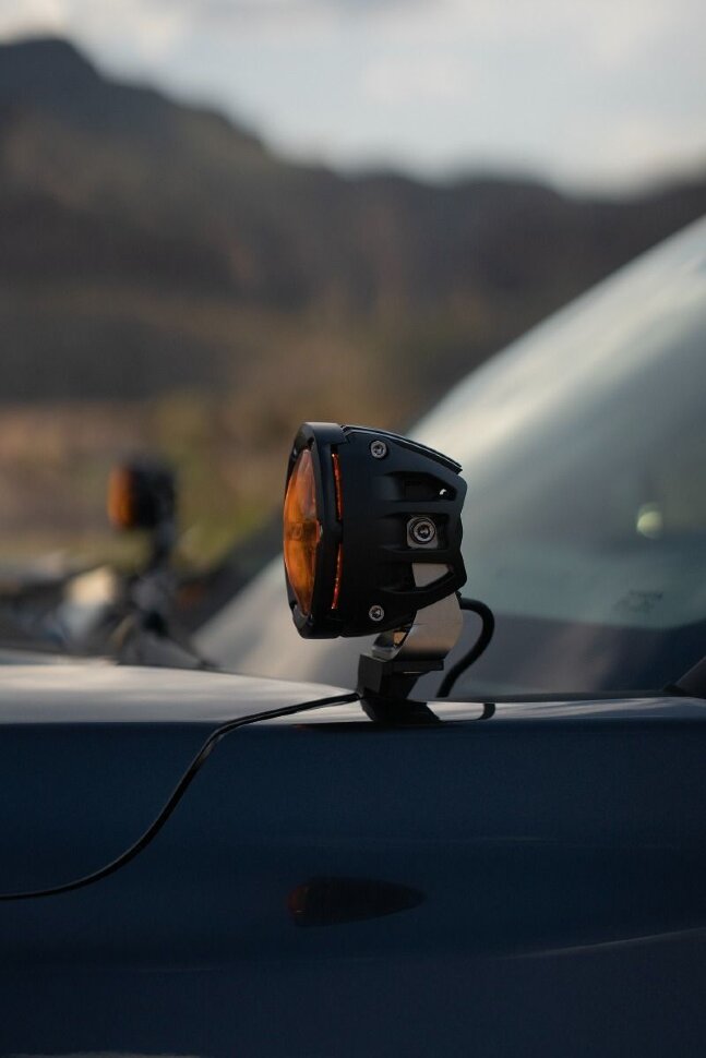 Комплект додаткових Led фар з підсвіткою 4" Spot 360-Series Rigid Industries 36123