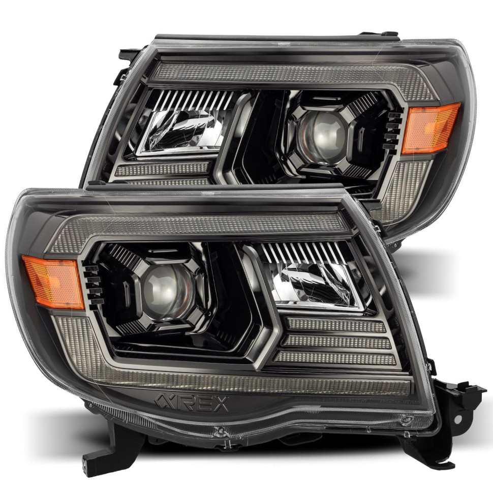 Комплект передних галогеновых фар Toyota Tacoma 05-11 PRO-Series AlphaRex 880736