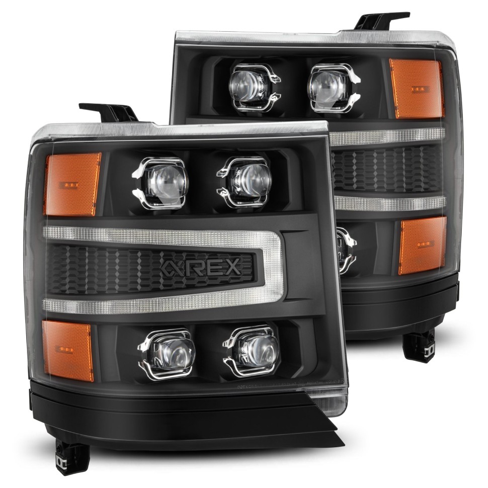Комплект передних Led фар Chevrolet Silverado 1500 16-18 NOVA-Series AlphaRex 880237