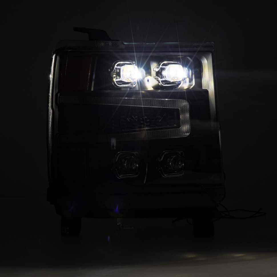 Комплект передних Led фар Chevrolet Silverado 1500 16-18 NOVA-Series AlphaRex 880237