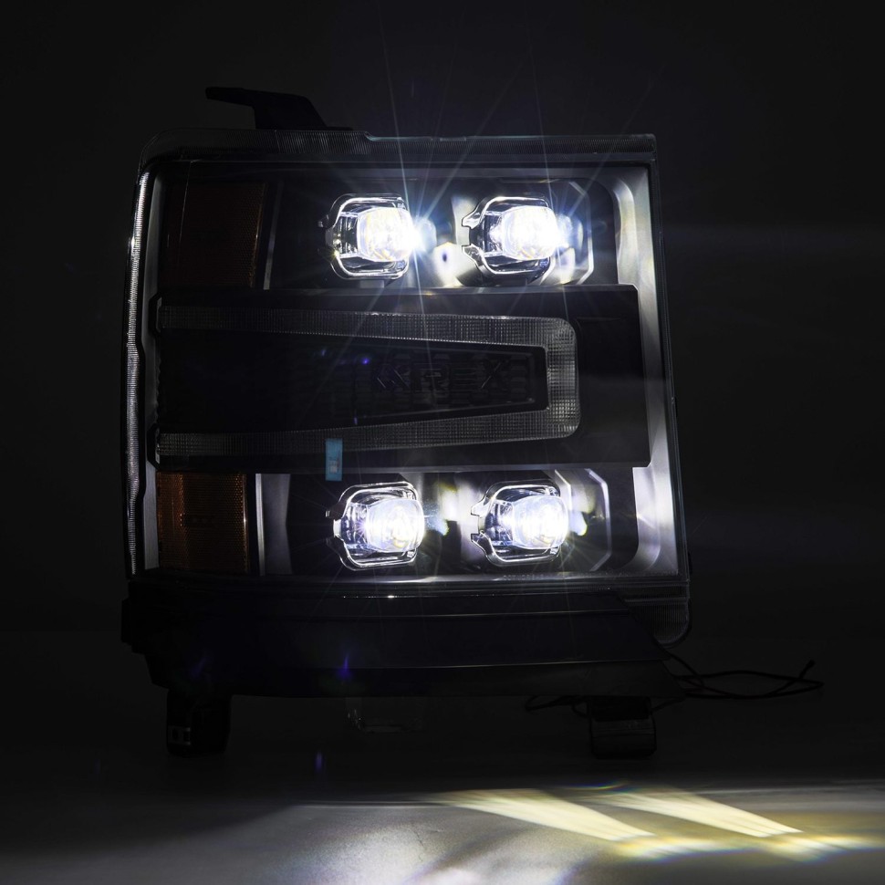 Комплект передних Led фар Chevrolet Silverado 1500 16-18 NOVA-Series AlphaRex 880237