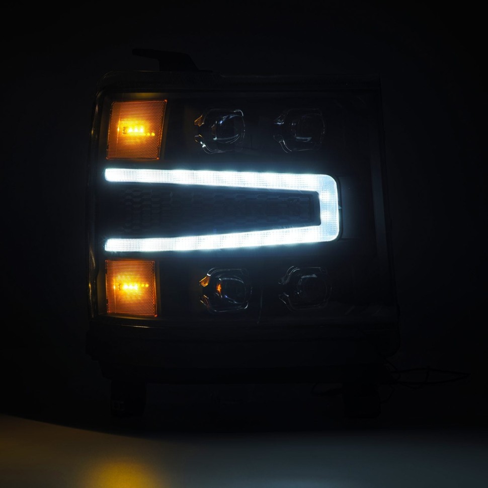 Комплект передних Led фар Chevrolet Silverado 1500 16-18 NOVA-Series AlphaRex 880237