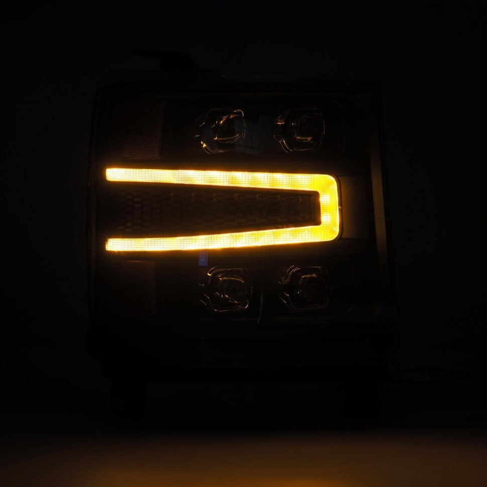 Комплект передних Led фар Chevrolet Silverado 1500 16-18 NOVA-Series AlphaRex 880237