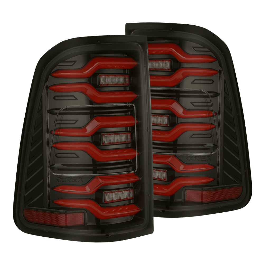 AlphaRex 640052 LUXX-Series Led Tail Lights Dodge Ram 1500 25-25