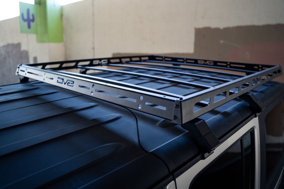 DV8 Offroad RRJK-04 Roof Rack Jeep Wrangler JK 07-18 4 Door