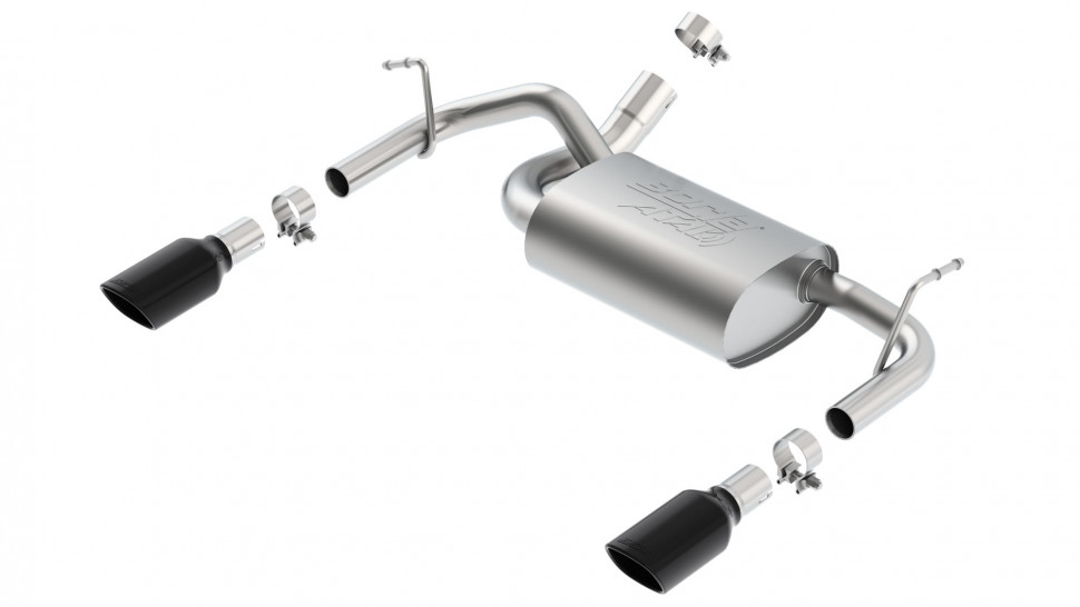 Выхлопная система Jeep Wrangler JK 12-18 Borla 11860BC