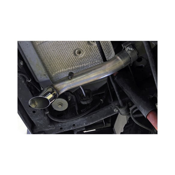 Выхлопная система Axle-Back Jeep Wrangler JK 07-18 American Thunder Flowmaster 817942