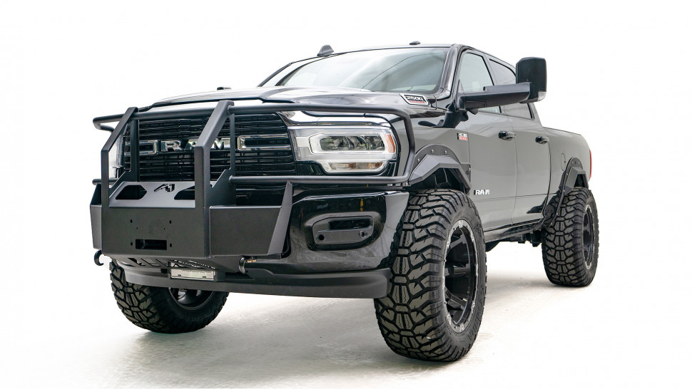 Площадка для лебедки с дугами Ram 2500/3500 19-22 Fab Fours DR19-N4470-1