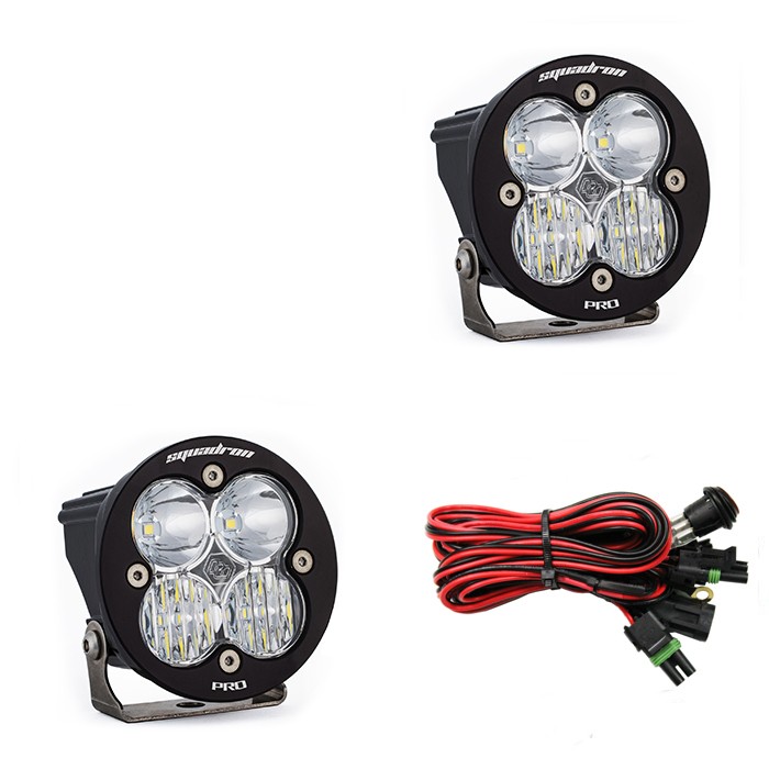 Додаткові LED фари 3.5"x3.5" Водійське/Комбо світло (пара) Squadron-R Pro LED Light Baja Designs 597803