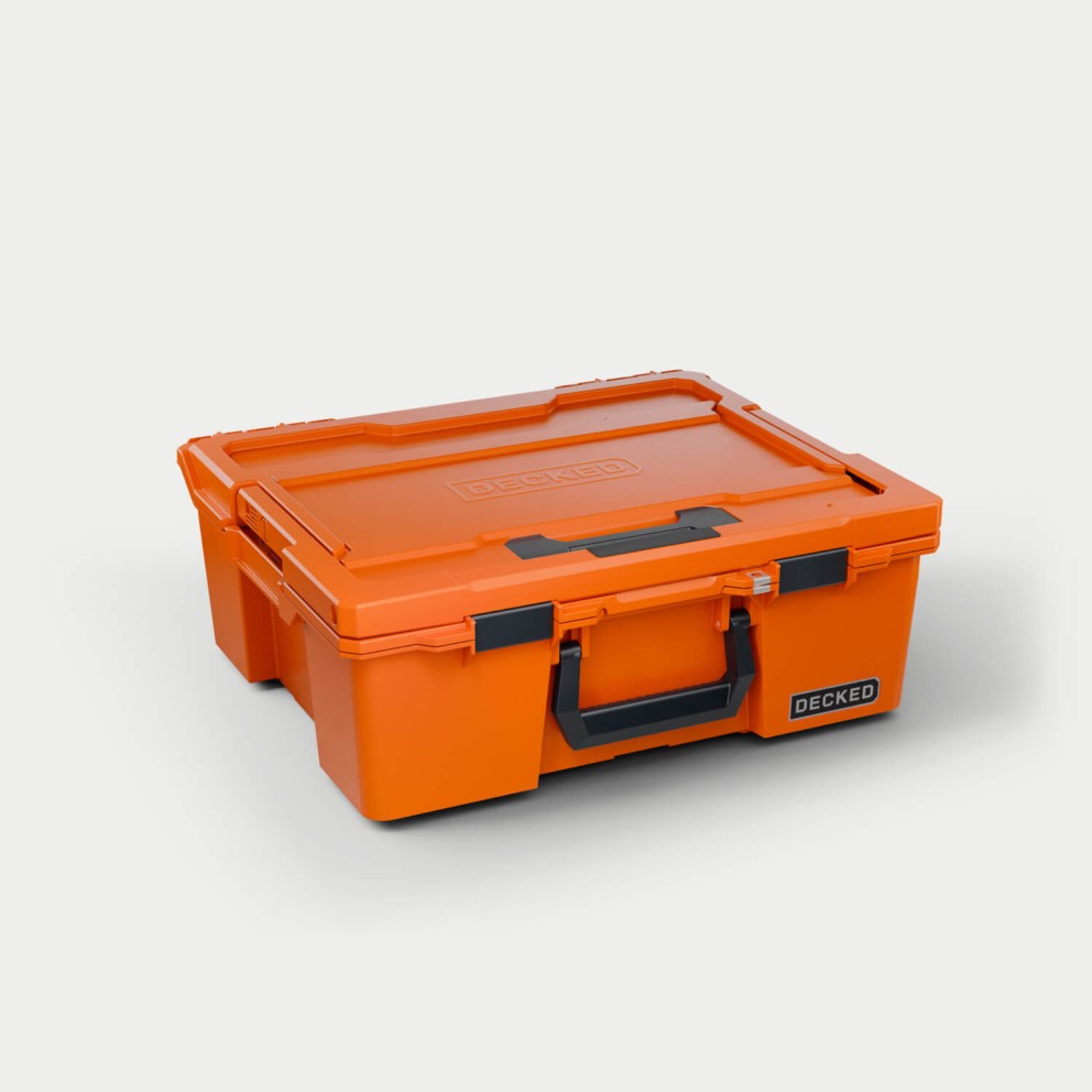 Decked A0020-HRAK-ORG Halfrack 32 Storage Cases Blaze Orange