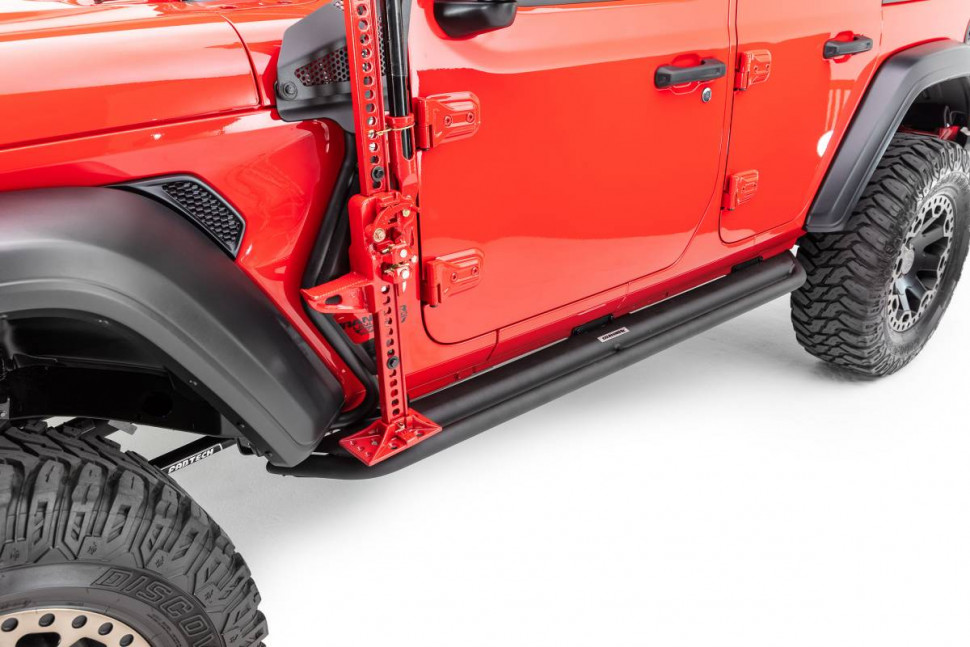Подножки Jeep Wrangler JL 18-23 4 Door Dominator Xtreme DS Go Rhino DS4506T