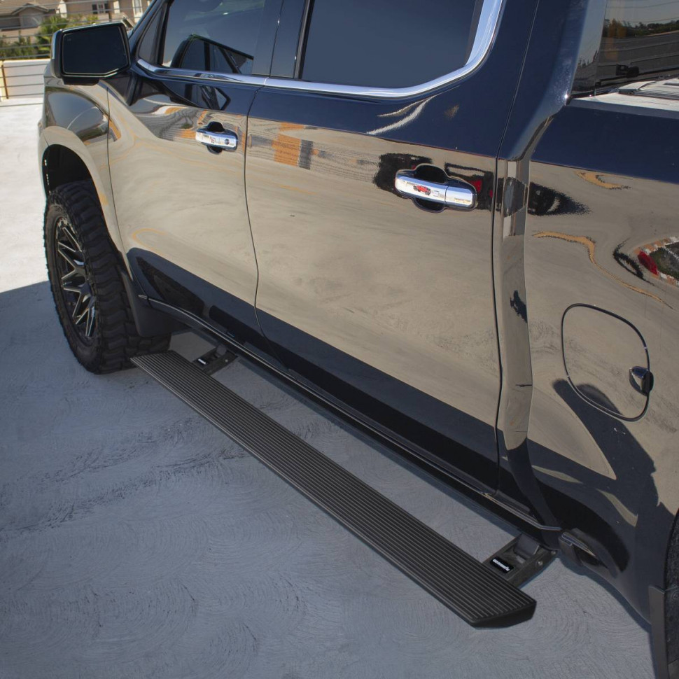 Go Rhino 20404887PC E-Board Electric Running Boards Chevrolet Silverado/GMC Sierra 1500/2500/3500 19-23 Crew Cab