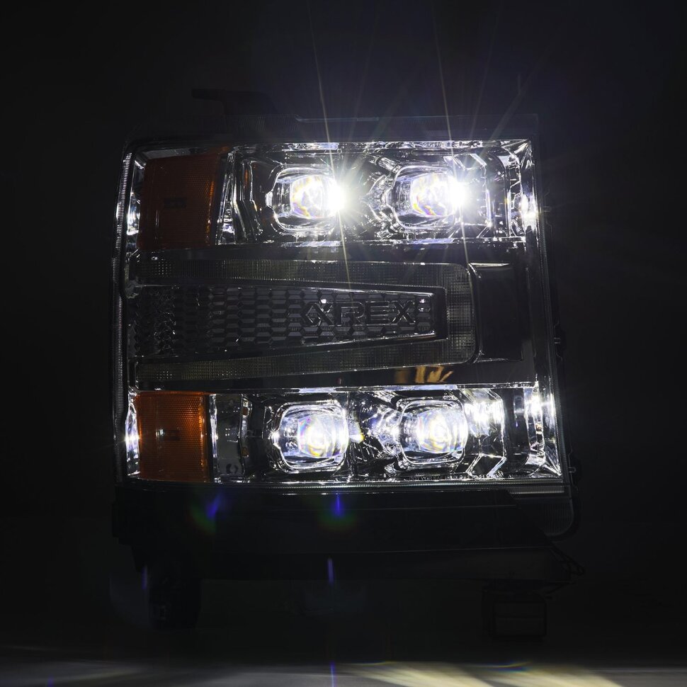 Комплект передніх Led фар Chevrolet Silverado 1500 16-18 NOVA-Series AlphaRex 880238