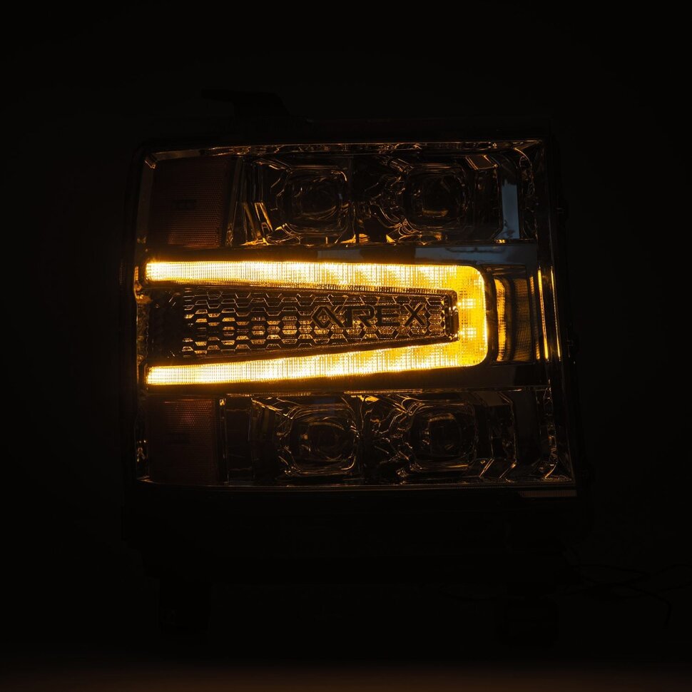 Комплект передніх Led фар Chevrolet Silverado 1500 16-18 NOVA-Series AlphaRex 880238