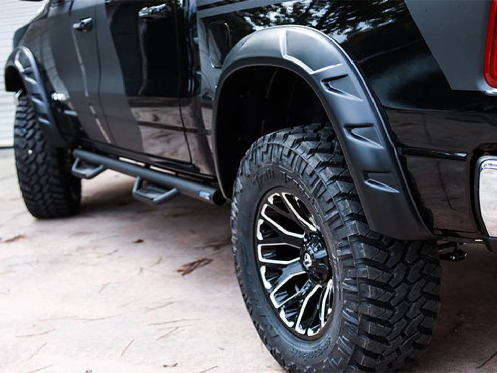 Расширители колесных арок Dodge Ram 1500 19-25 к-кт 4 шт. DRT Style Bushwacker 50934-02