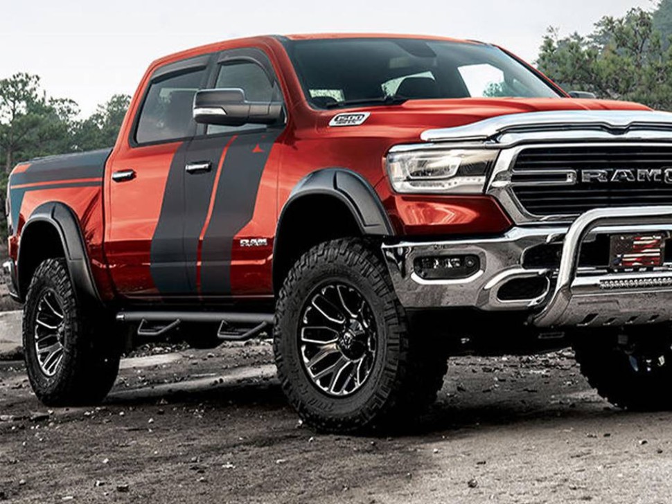 Расширители колесных арок Dodge Ram 1500 19-25 к-кт 4 шт. DRT Style Bushwacker 50934-02