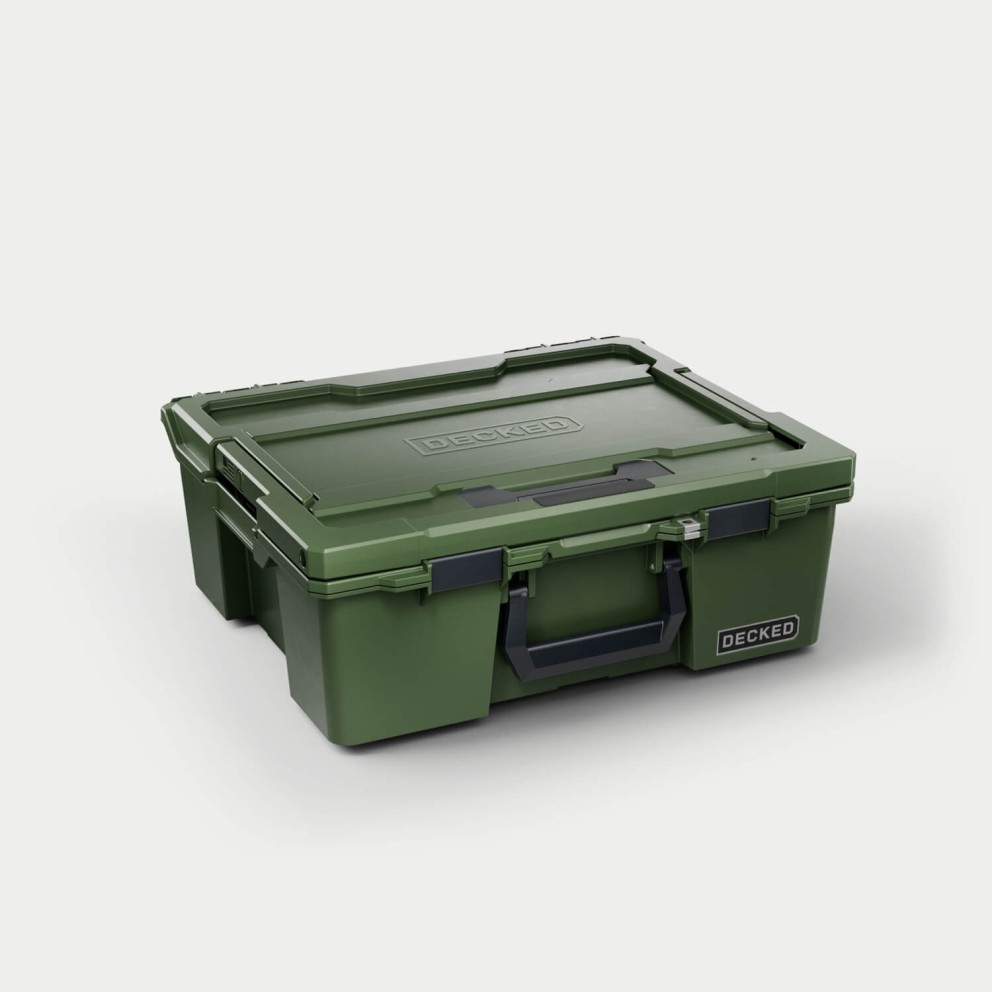 Decked A0020-HRAK-GRN Halfrack 32 Storage Cases Ranger Green