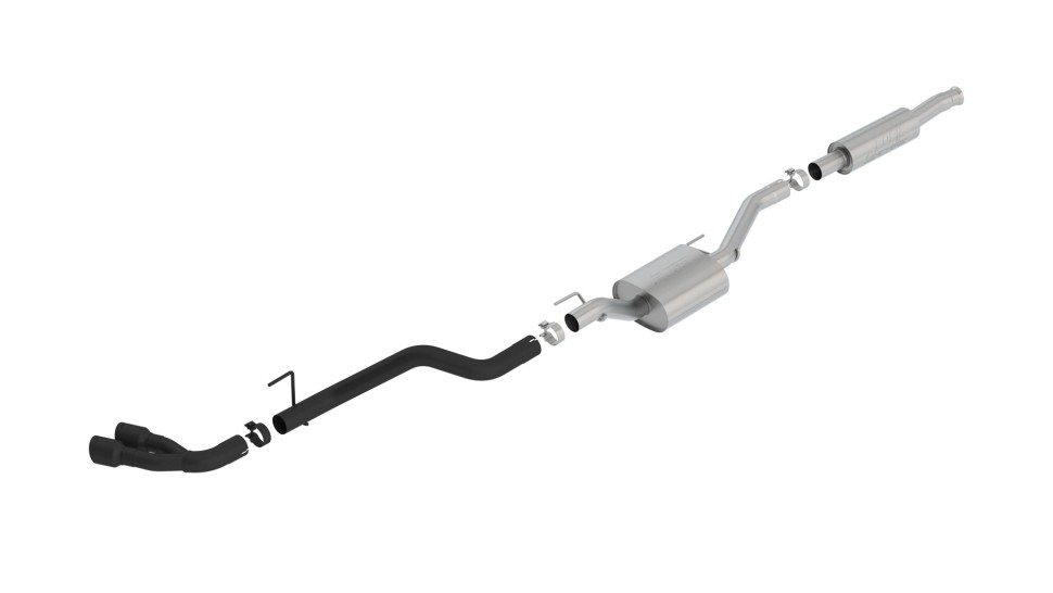 Вихлопна система Cat-Back Jeep Gladiator JT 20-26 S-Type Borla 140812CB