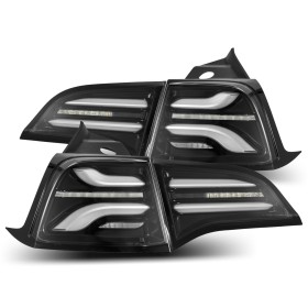 AlphaRex 601030 PRO-Series Led Tail Lights Tesla Model Y/Model 3 20-24