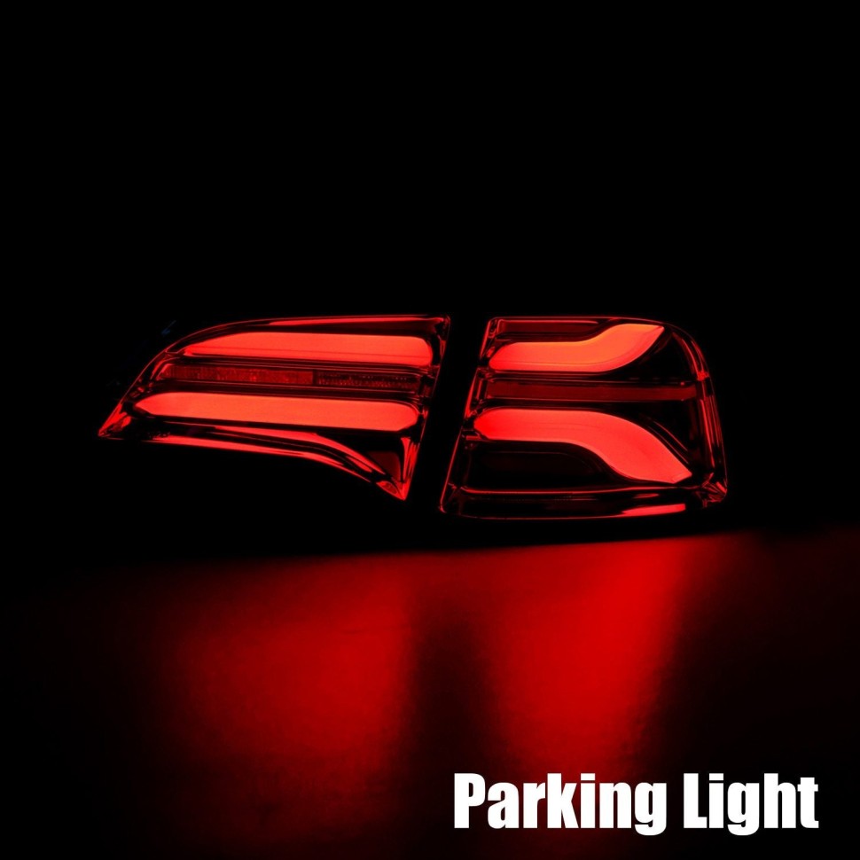 AlphaRex 601030 PRO-Series Led Tail Lights Tesla Model Y/Model 3 20-24