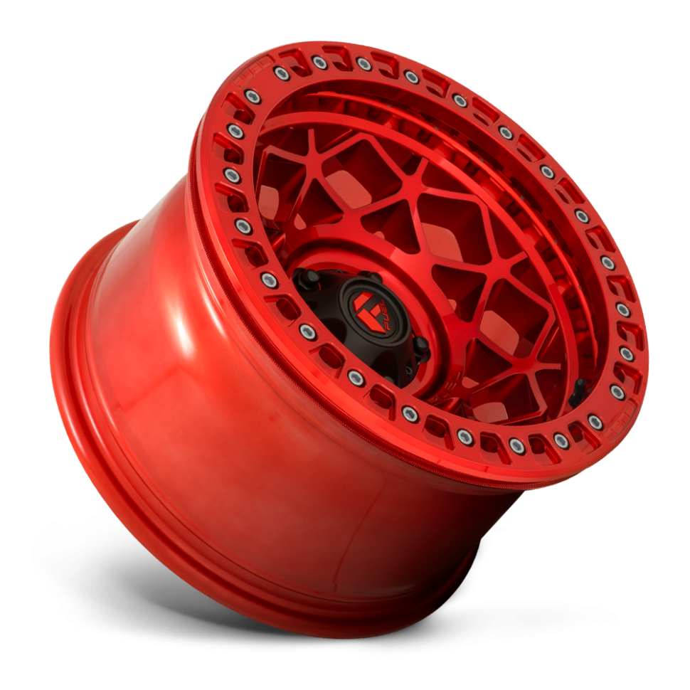Fuel Off Road D12117908445 Unit Beadlock Wheel Candy Red 17x9 -15