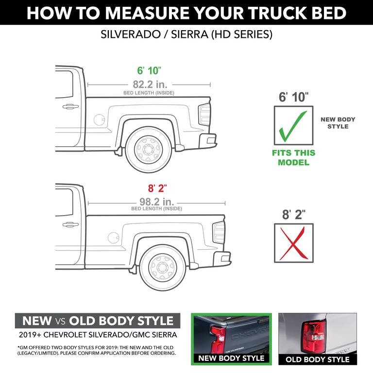 М'яка ролета багажника Chevrolet Silverado/GMC Sierra 2500/3500 20-25 6'9" Pro X15 TruXedo 1473301