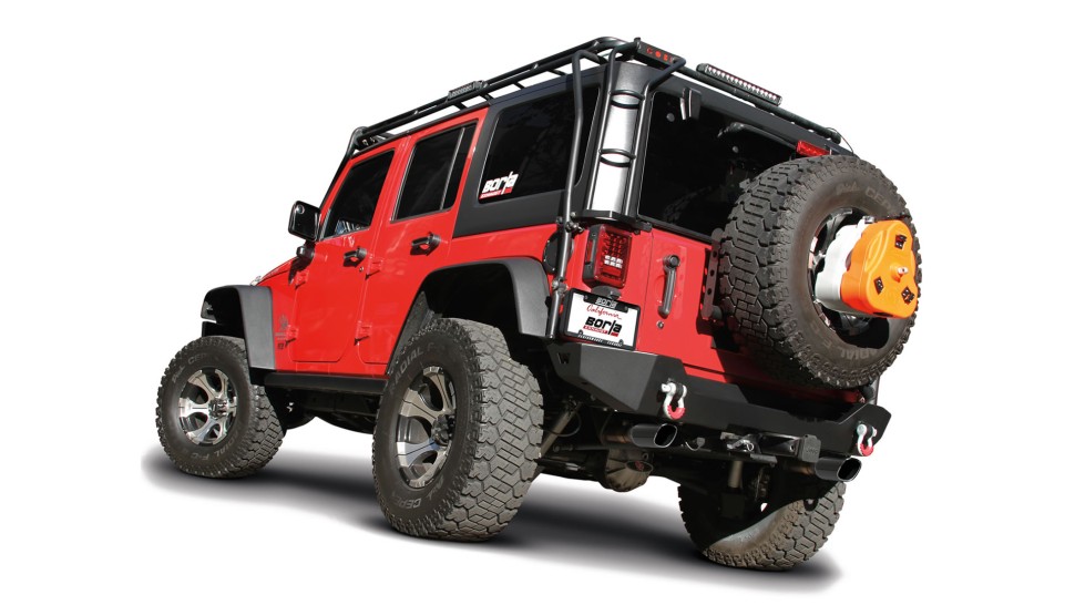 Вихлопна система Axle-Back Jeep Wrangler JK 12-18 Touring Borla 11834BC