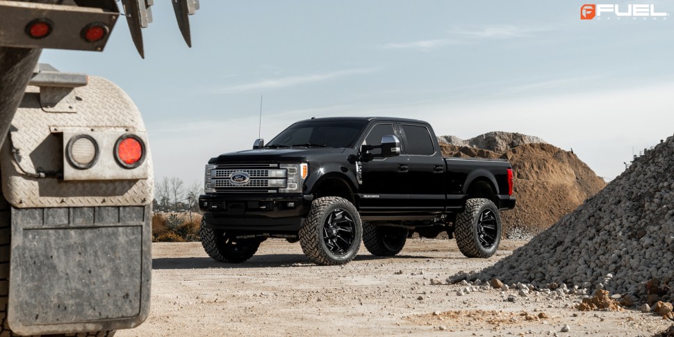 Колесный диск Fuel Off Road Reaction Gloss Black Milled 20x9 ET+1 D75320901850