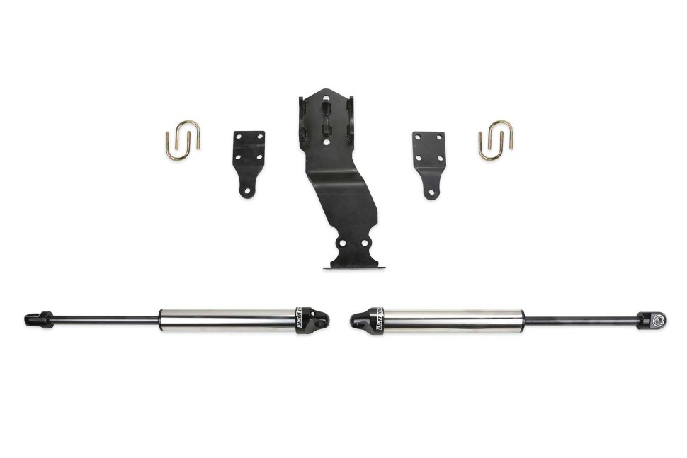 Подвійна система рульового демпфера Ford F-250/F-350 17-26 Dirt Logic 2.25 Fabtech FTS22303