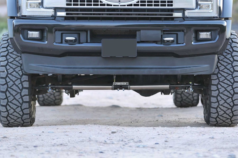 Подвійна система рульового демпфера Ford F-250/F-350 17-26 Dirt Logic 2.25 Fabtech FTS22303